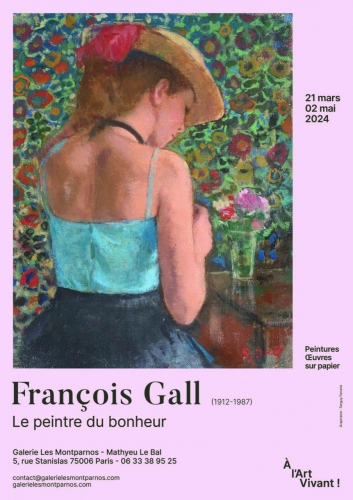 françois Gall le peintre du bonheur expo du 21mars au 2 mai 2024 à la gaerie des montparnos.jpg
